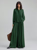 Green Crepe Dress