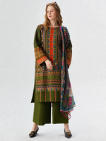 3 Piece Khaddar Suit-Printed