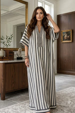 Printed Kaftan Dress