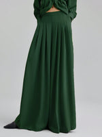 Green Crepe Dress