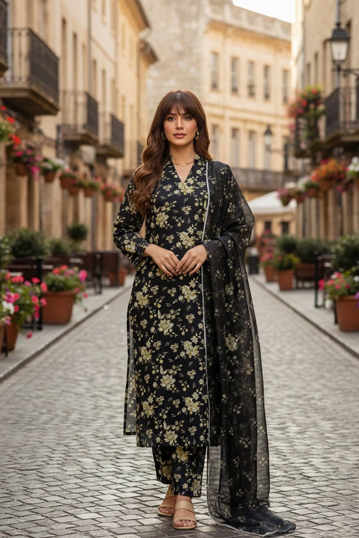 Digital Printed Lawn 3Piece (Pret)