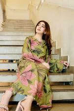 Printed Kaftan Dress