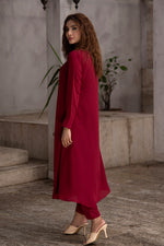 Maroon Stylish Dress