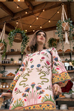 Printed Kaftan Dress