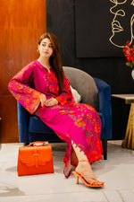 Printed Kaftan Dress