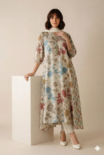3 Piece Khaddar Suit-Printed